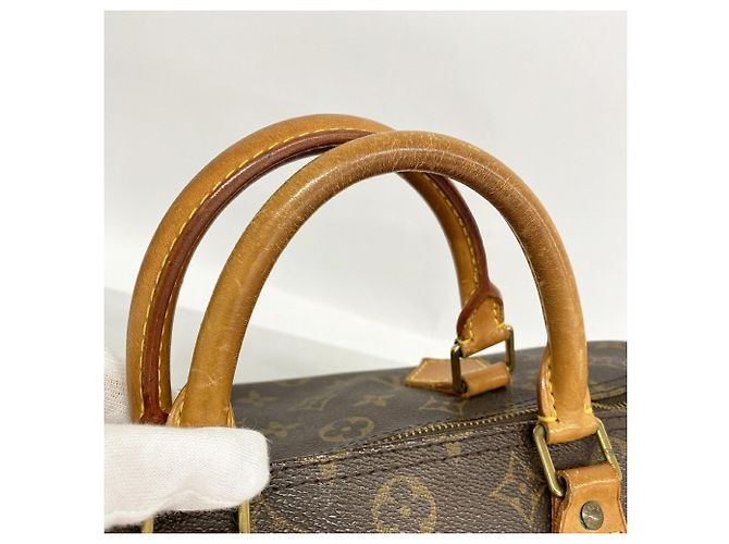 Borsa Louis Vuitton Monogram Speedy 30 Marrone - vista 9