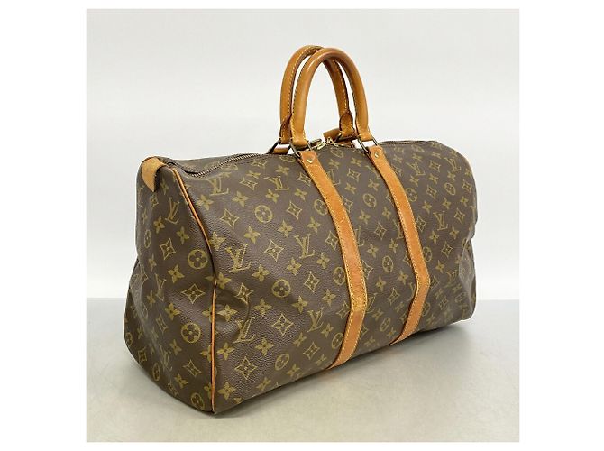 Keepall Louis Vuitton Boston Tasche Braun - Ansicht 2