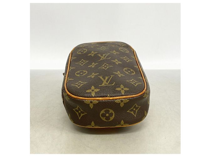 Borsa a tracolla Louis Vuitton Monogram Pochette Gange Marrone - vista 3