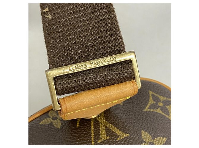 Borsa a tracolla Louis Vuitton Monogram Pochette Gange Marrone - vista 8