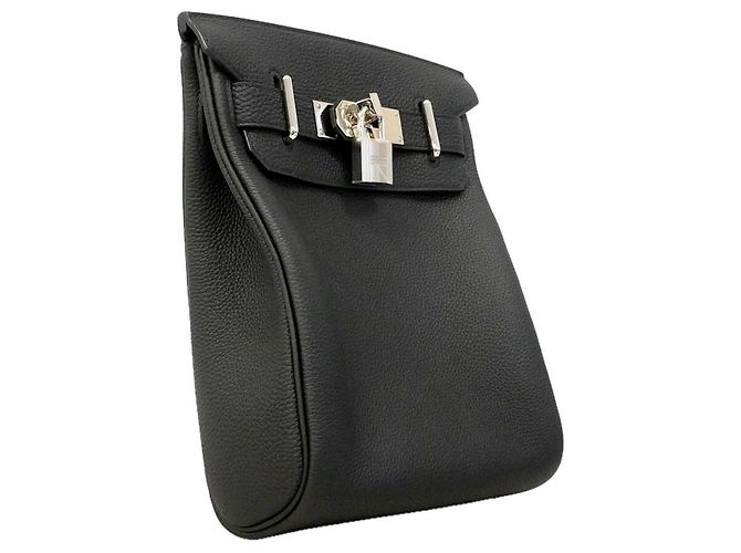 Hermès Borsa Sling Hermes in pelle Togo nera Nero - vista 2