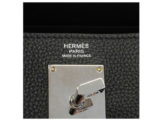 Hermès Borsa Sling Hermes in pelle Togo nera Nero - vista 5