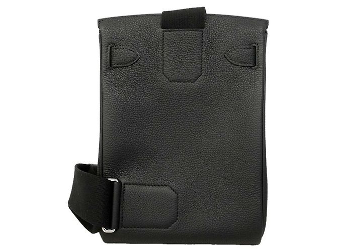 Hermès Borsa Sling Hermes in pelle Togo nera Nero - vista 8