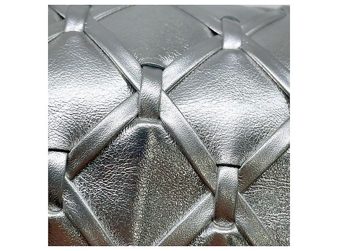 Borsa a tracolla Chanel Mini Flap con catena Argento - vista 8