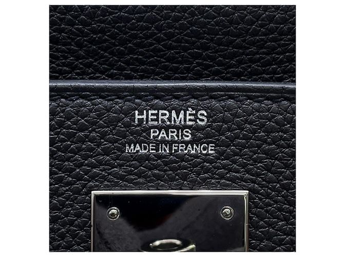 Hermès Borsa Hermes Kelly 28 in pelle Togo nera Nero - vista 12