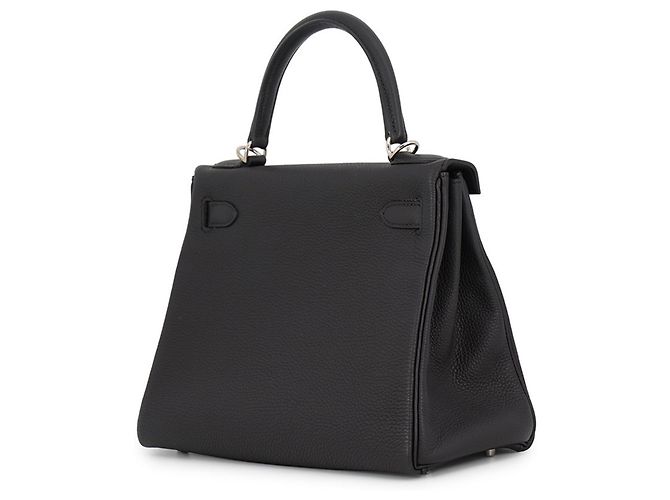 Hermès Borsa Hermes Kelly 28 in pelle Togo nera Nero - vista 2