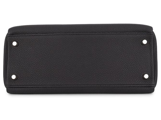 Hermès Borsa Hermes Kelly 28 in pelle Togo nera Nero - vista 3