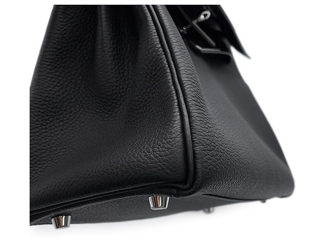 Hermès Borsa Hermes Kelly 28 in pelle Togo nera Nero - vista 7