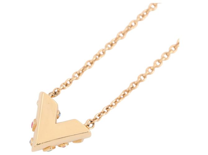 Louis Vuitton Collar Essential V Planet Dorado - vista 3