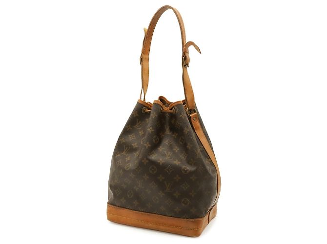 Borsa a tracolla Louis Vuitton Monogram Noe Marrone - vista 3