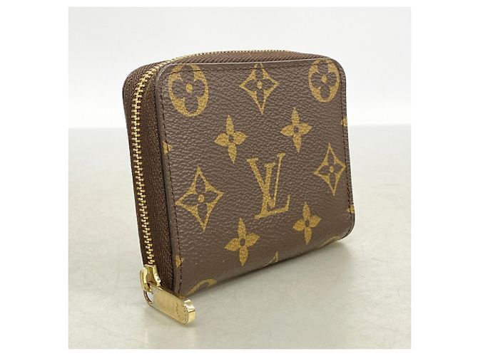 Louis Vuitton Monogram Zippy Coin Purse M60067 Castaño - vista 2