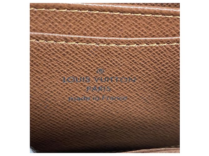 Louis Vuitton Monogram Zippy Coin Purse M60067 Castaño - vista 4