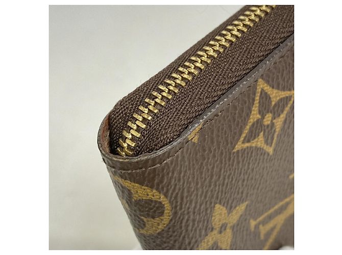 Louis Vuitton Monogram Zippy Coin Purse M60067 Castaño - vista 5