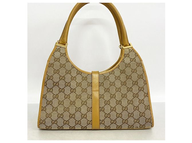 Borsa Gucci GG Canvas Jackie Marrone - vista 11