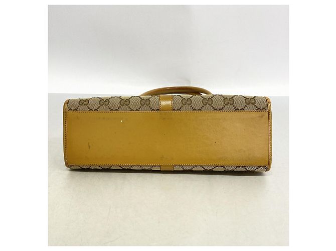 Borsa Gucci GG Canvas Jackie Marrone - vista 3