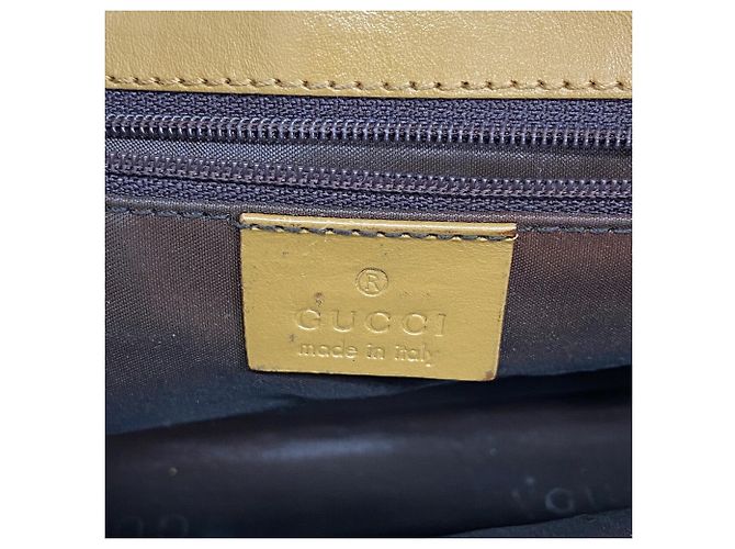 Borsa Gucci GG Canvas Jackie Marrone - vista 5
