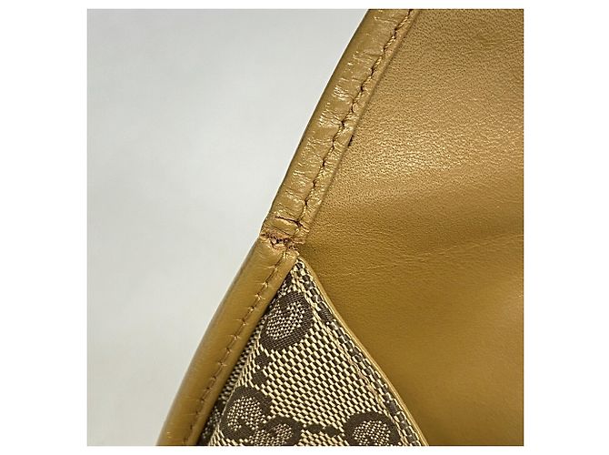 Borsa Gucci GG Canvas Jackie Marrone - vista 7