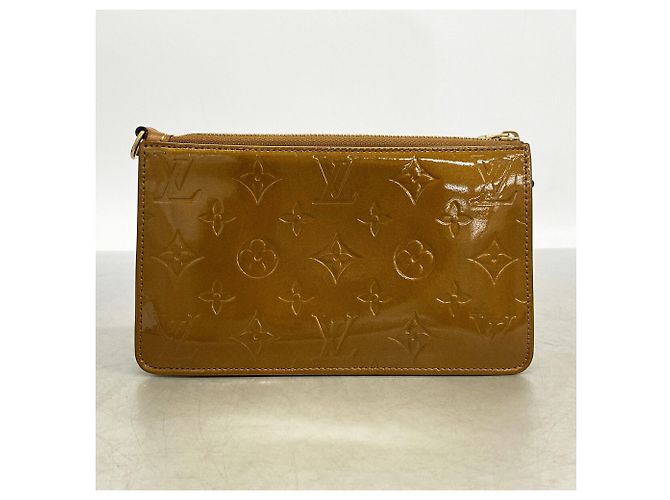 Pouch Louis Vuitton Vernis Lexington in Bronze Bronzo - vista 10