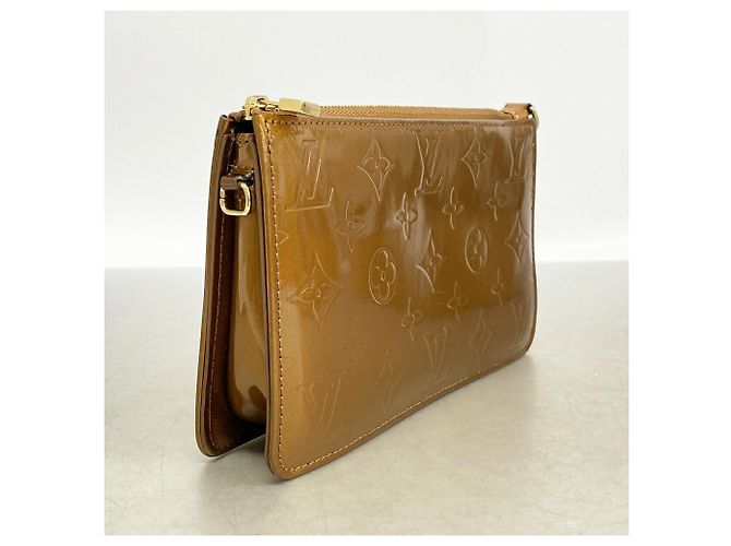 Pouch Louis Vuitton Vernis Lexington in Bronze Bronzo - vista 2