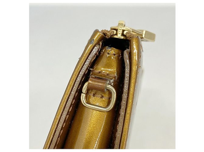 Pouch Louis Vuitton Vernis Lexington in Bronze Bronzo - vista 7