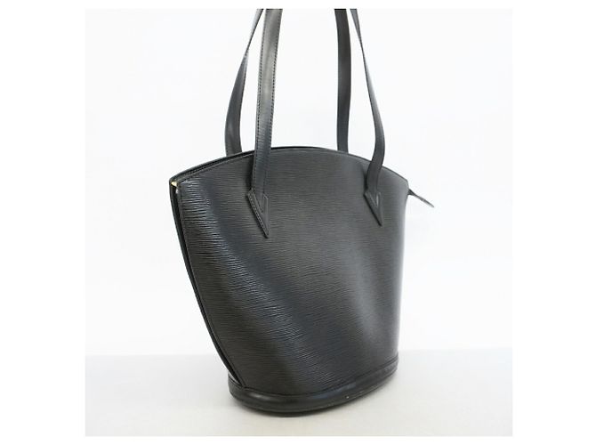 Borsa a tracolla Louis Vuitton Epi Saint Jacques Nero - vista 2