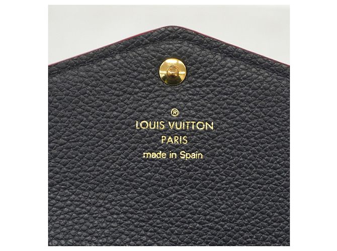 Louis Vuitton Monogram Empreinte Portefeuille Sarah Long Wallet - Marine Rouge Rosso - vista 5