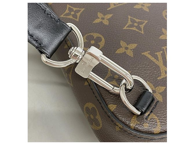 Borsa a tracolla Louis Vuitton Monogram Macassar Avenue Marrone - vista 6