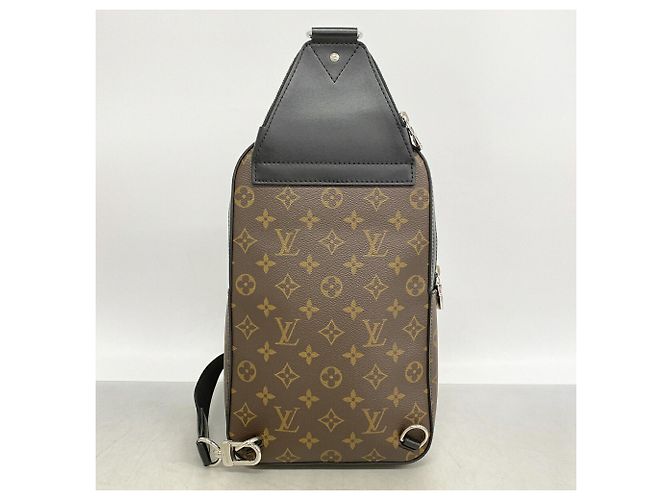 Borsa a tracolla Louis Vuitton Monogram Macassar Avenue Marrone - vista 7