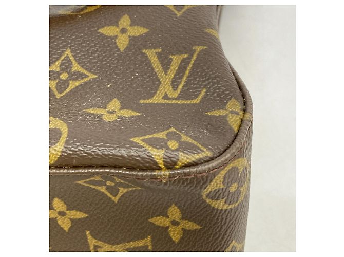 Borsa a tracolla Louis Vuitton Monogram Looping GM Marrone - vista 6