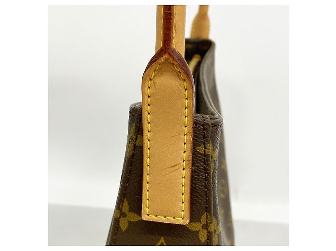 Borsa a tracolla Louis Vuitton Monogram Looping GM Marrone - vista 9