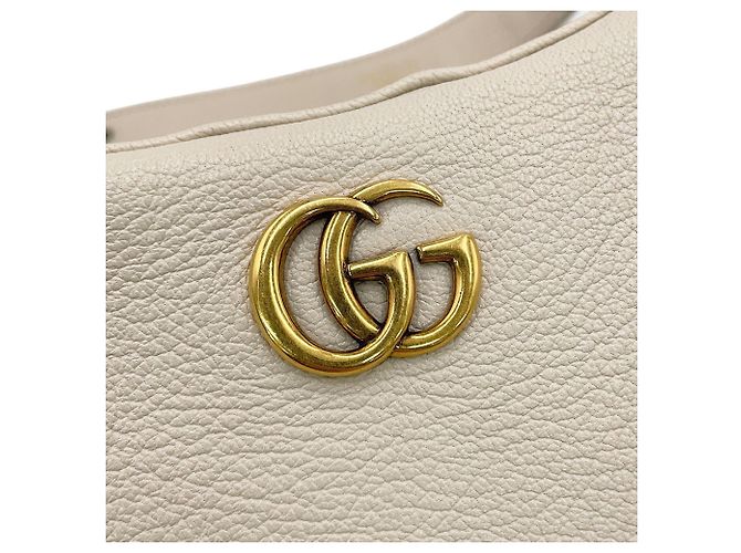 Borsa a tracolla piccola in pelle Gucci Aphrodite Beige - vista 12