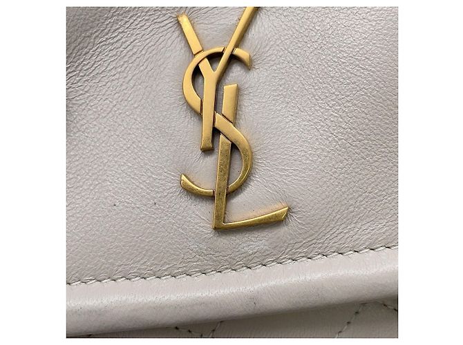 Autre Marque Borsa a tracolla mini con catena Saint Laurent Paris Nolita Bianco - vista 10