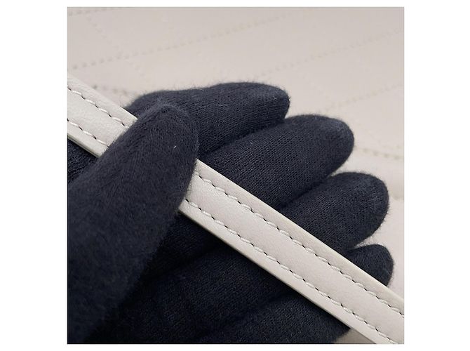 Autre Marque Borsa a tracolla mini con catena Saint Laurent Paris Nolita Bianco - vista 11