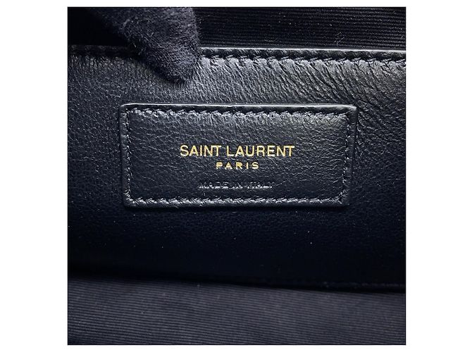 Autre Marque Borsa a tracolla mini con catena Saint Laurent Paris Nolita Bianco - vista 15
