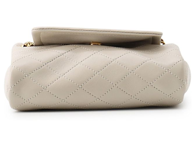 Autre Marque Borsa a tracolla mini con catena Saint Laurent Paris Nolita Bianco - vista 3