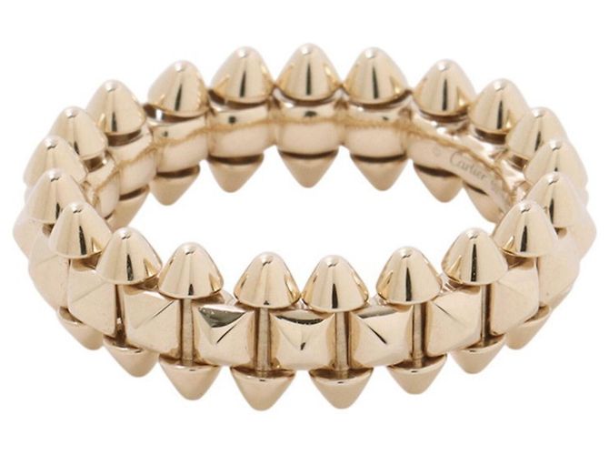Anello Cartier Clash de in oro giallo 18K - vista 2