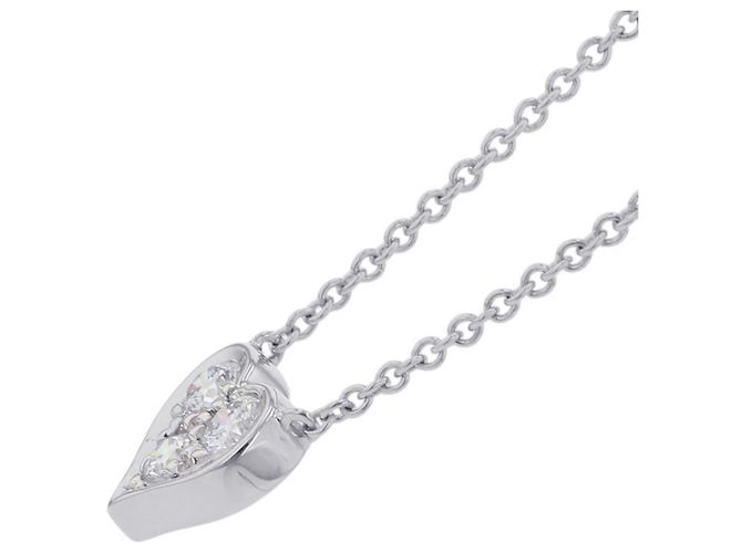 Autre Marque Collana Tiffany & Co. Sentimental Heart Pendant Mini Diamond - vista 2