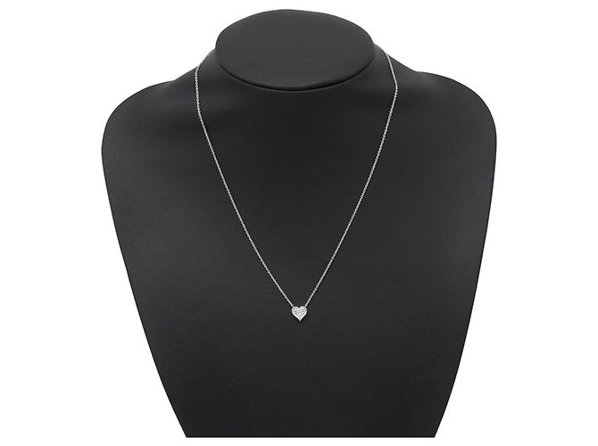 Autre Marque Collana Tiffany & Co. Sentimental Heart Pendant Mini Diamond - vista 4