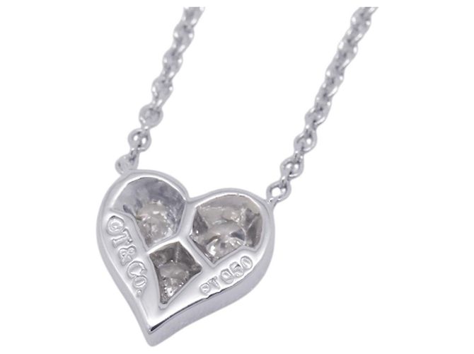 Autre Marque Collana Tiffany & Co. Sentimental Heart Pendant Mini Diamond - vista 9
