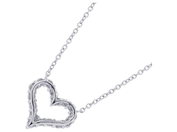 Autre Marque Collana Tiffany & Co. Sentimental Heart Pendant Mini Diamond - vista 3