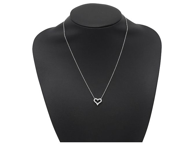 Autre Marque Collana Tiffany & Co. Sentimental Heart Pendant Mini Diamond - vista 4