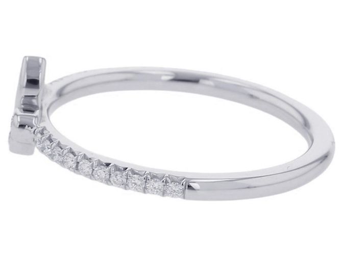 Autre Marque Tiffany & Co. Fleur de Lis Diamantbandring - Ansicht 2