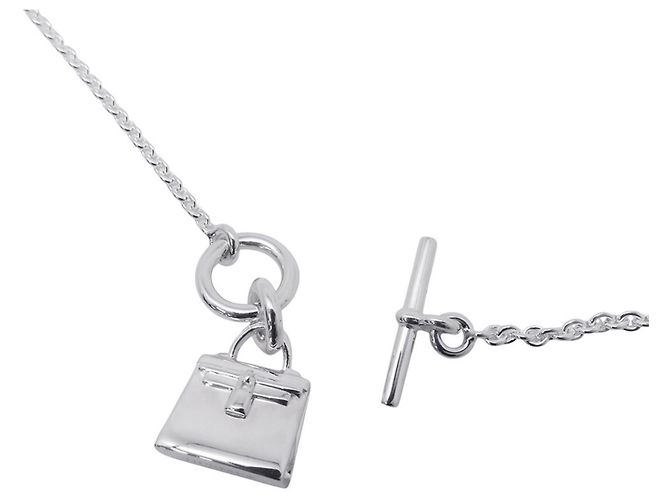 Hermès Collar Amulette Kelly Hermes en Plata - vista 5