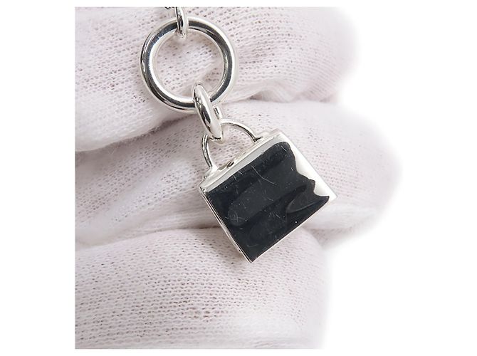 Hermès Collar Amulette Kelly Hermes en Plata - vista 7