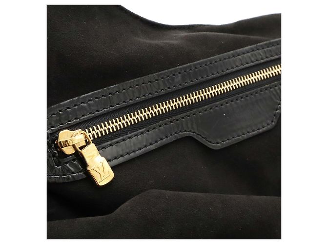 Borsa Tote Louis Vuitton Monogram Mahina Surya L Nero Bianco - vista 8