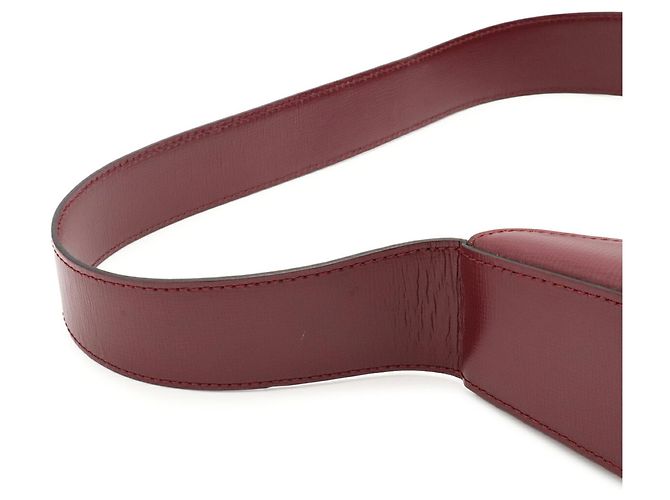 Borsa a tracolla Cartier Must Line Rosso Bordò - vista 5