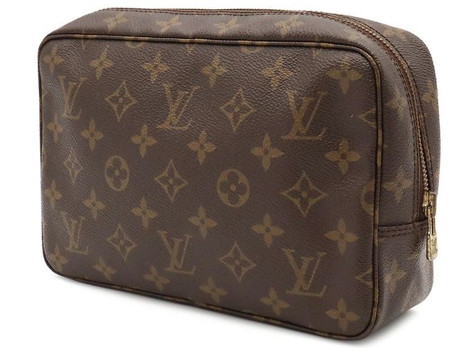 Borsa Louis Vuitton Monogram Trousse Toilette 23 Marrone Monogramma - vista 3