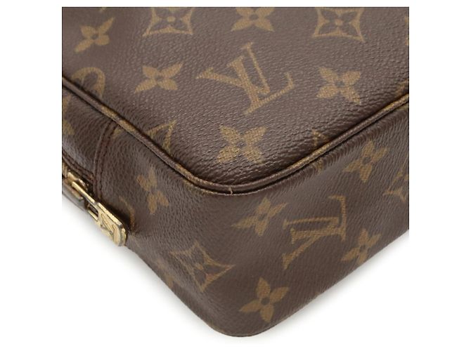 Borsa Louis Vuitton Monogram Trousse Toilette 23 Marrone Monogramma - vista 4