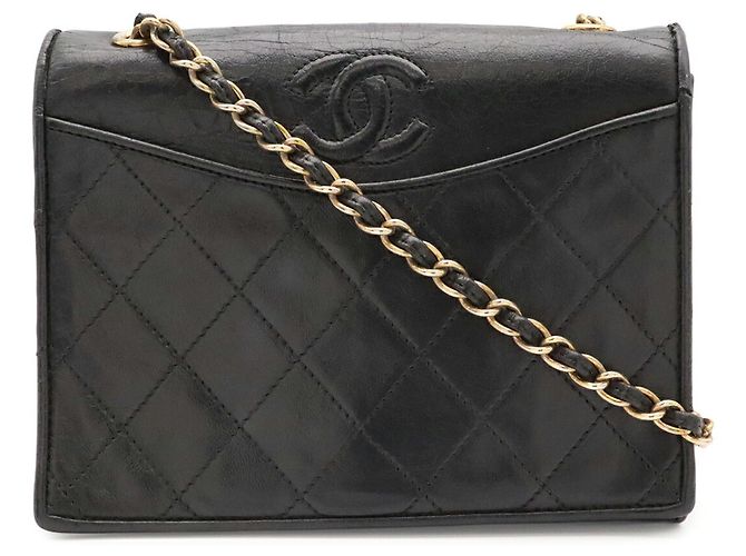 Chanel Matelassé Coco Mark Chain Schultertasche Schwarz - Ansicht 2