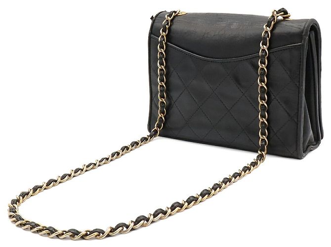 Chanel Matelassé Coco Mark Chain Schultertasche Schwarz - Ansicht 3